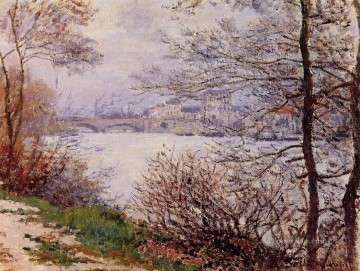  Claude Pintura - Las orillas del Sena Isla de la GrandeJatte Claude Monet